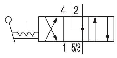 Pneumatic symbol here...