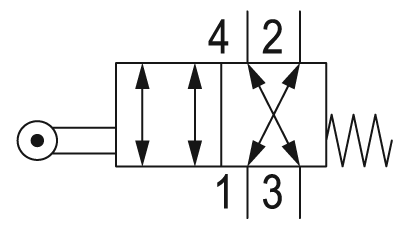 Pneumatic symbol here...