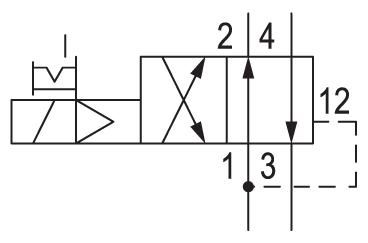 Pneumatic symbol here...